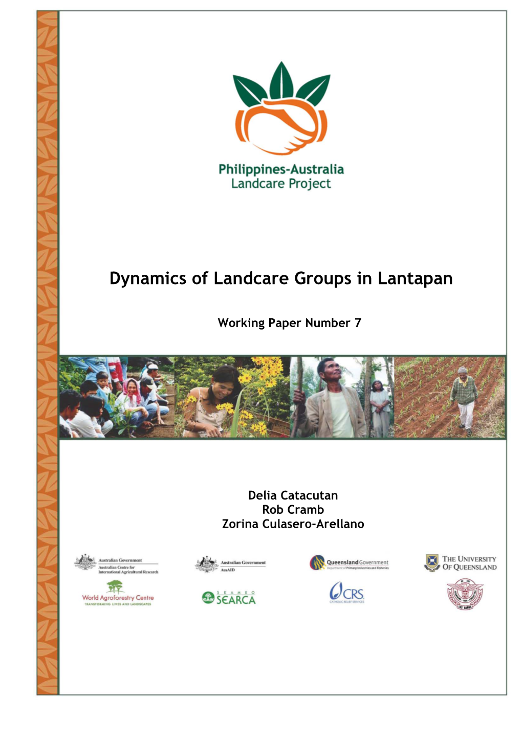 Dynamics of Landcare Groups in Lantapan