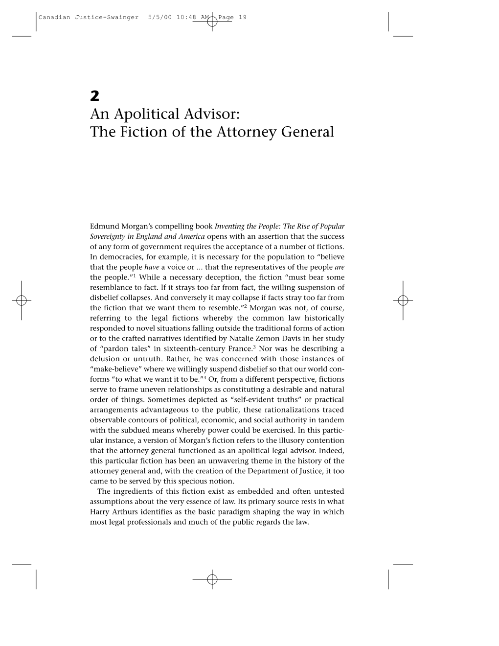 Canadian Justice-Swainger 5/5/00 10:48 AM Page 19