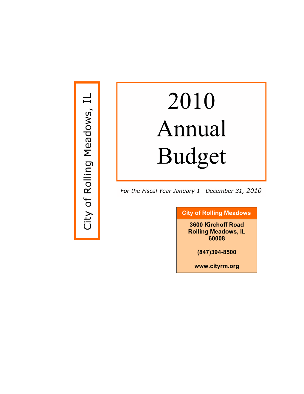 2010 Adopted Budget (PDF)