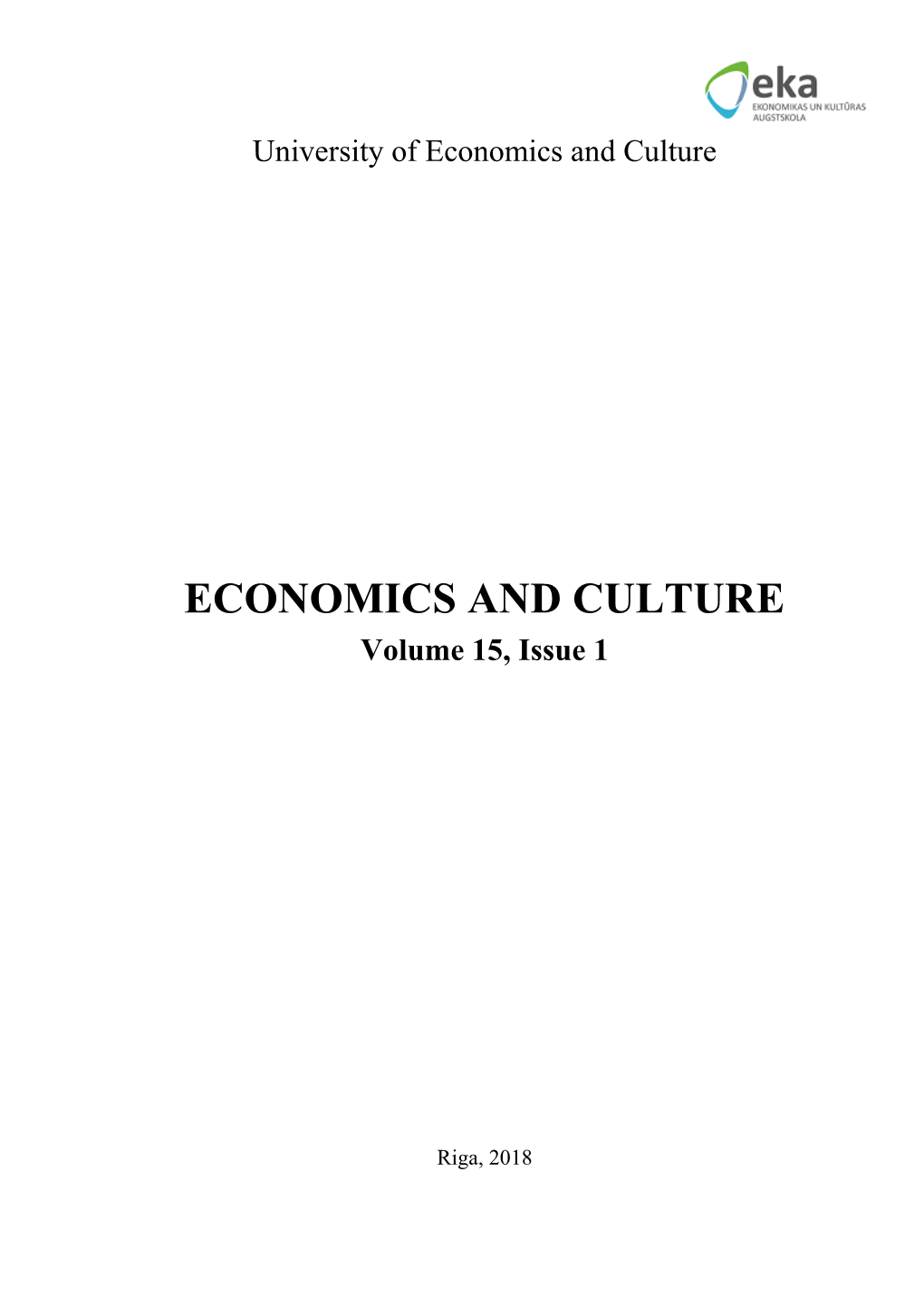 University of Economics and Culture