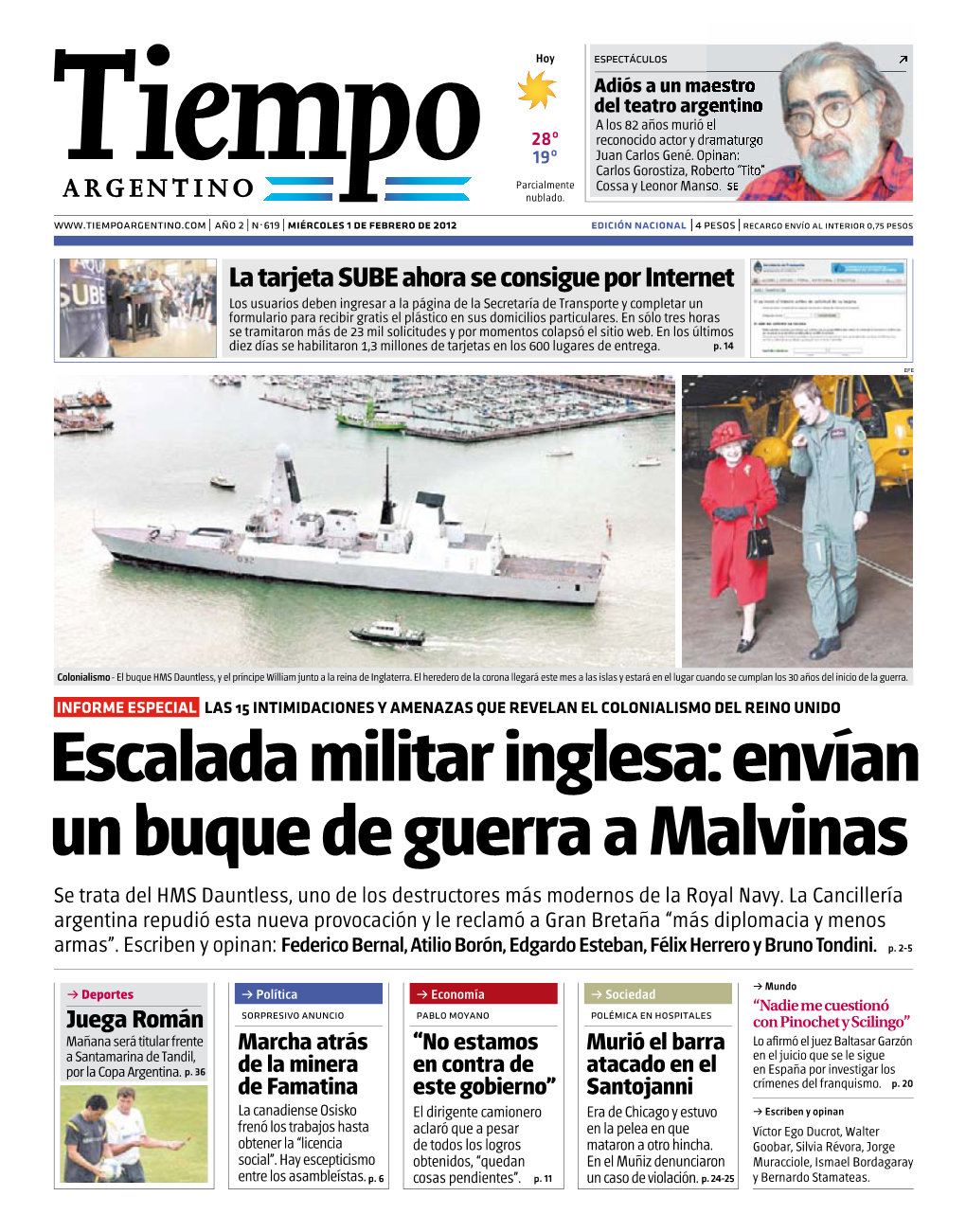 Envían Un Buque De Guerra a Malvinas Se Trata Del HMS Dauntless, Uno De Los Destructores Más Modernos De La Royal Navy