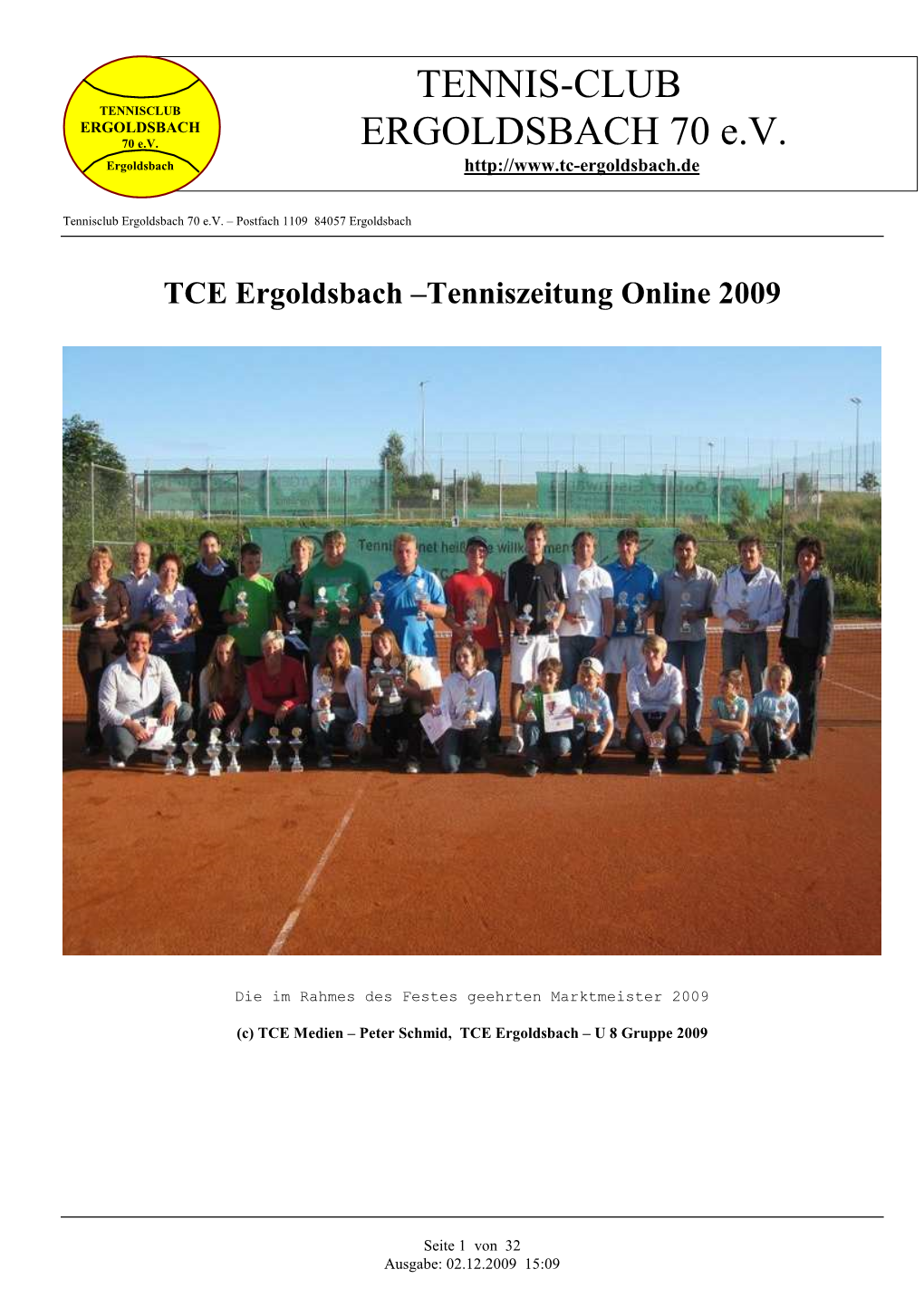 TENNIS-CLUB ERGOLDSBACH 70 E.V