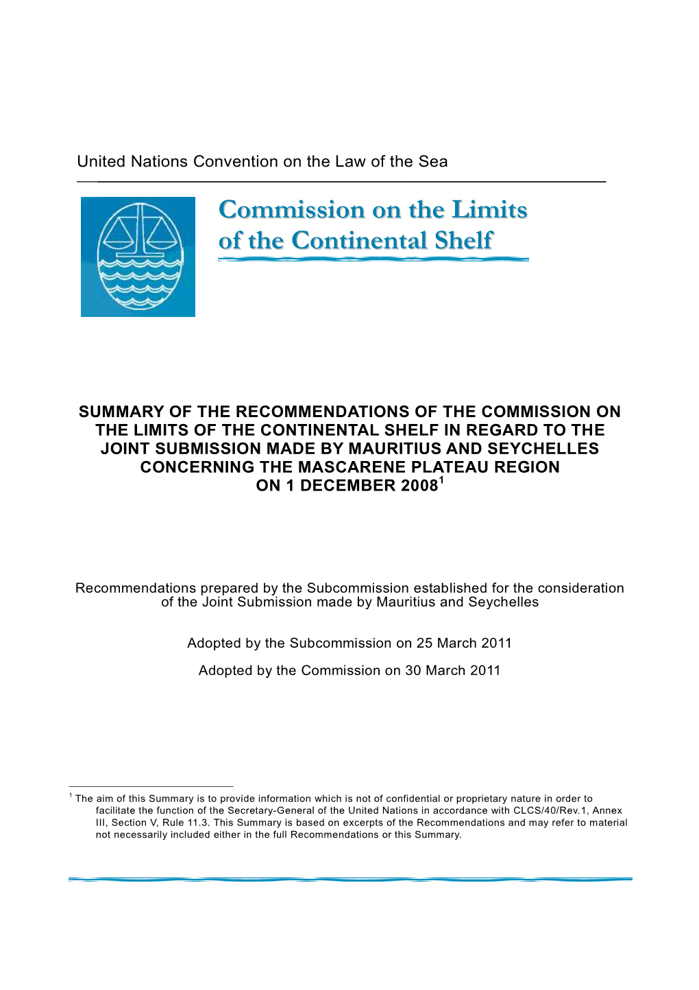 Commission on the Limits of the Continental Shelf