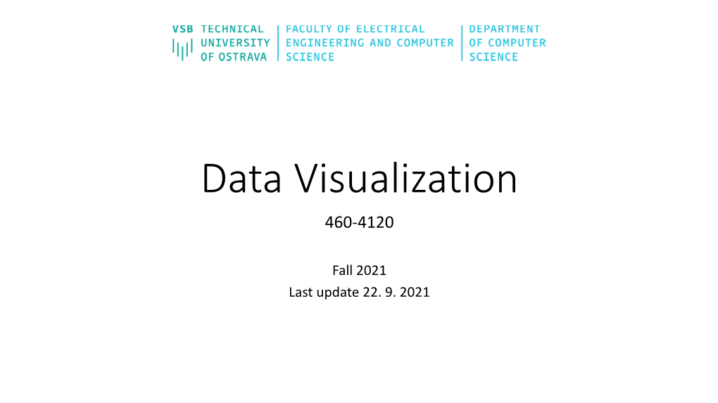 Data Visualization 460-4120