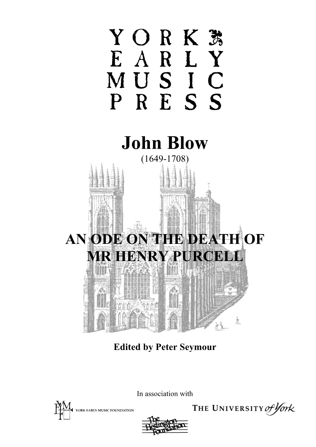 John Blow (1649-1708)