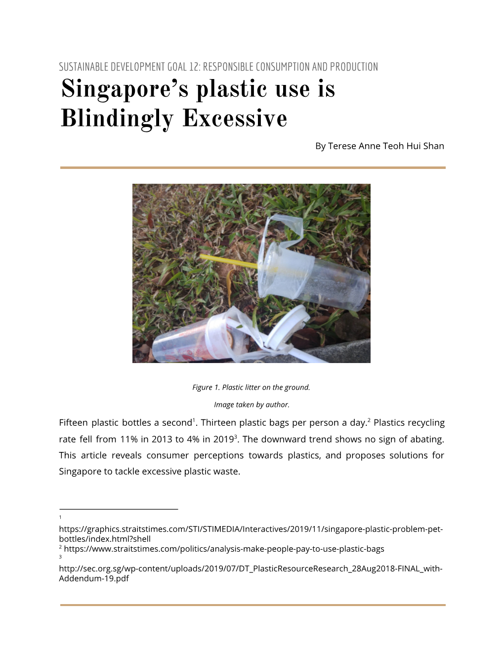 Singapore's Plastic Use Is Blindingly Excessive