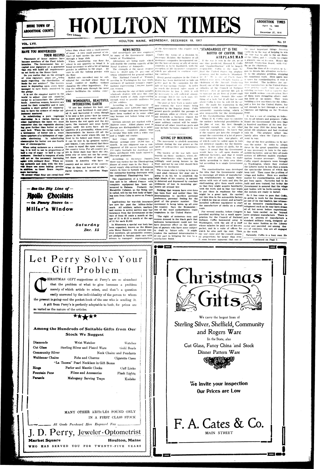 Houlton Times, December 19, 1917