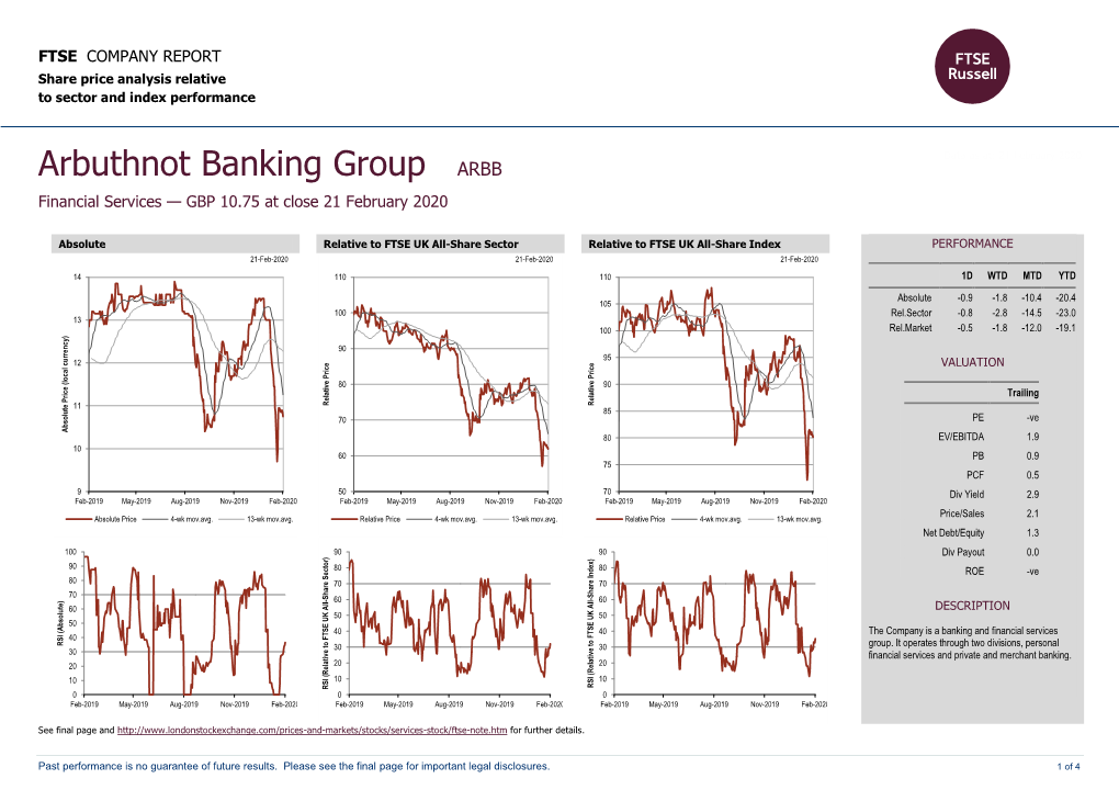 FTSE Factsheet