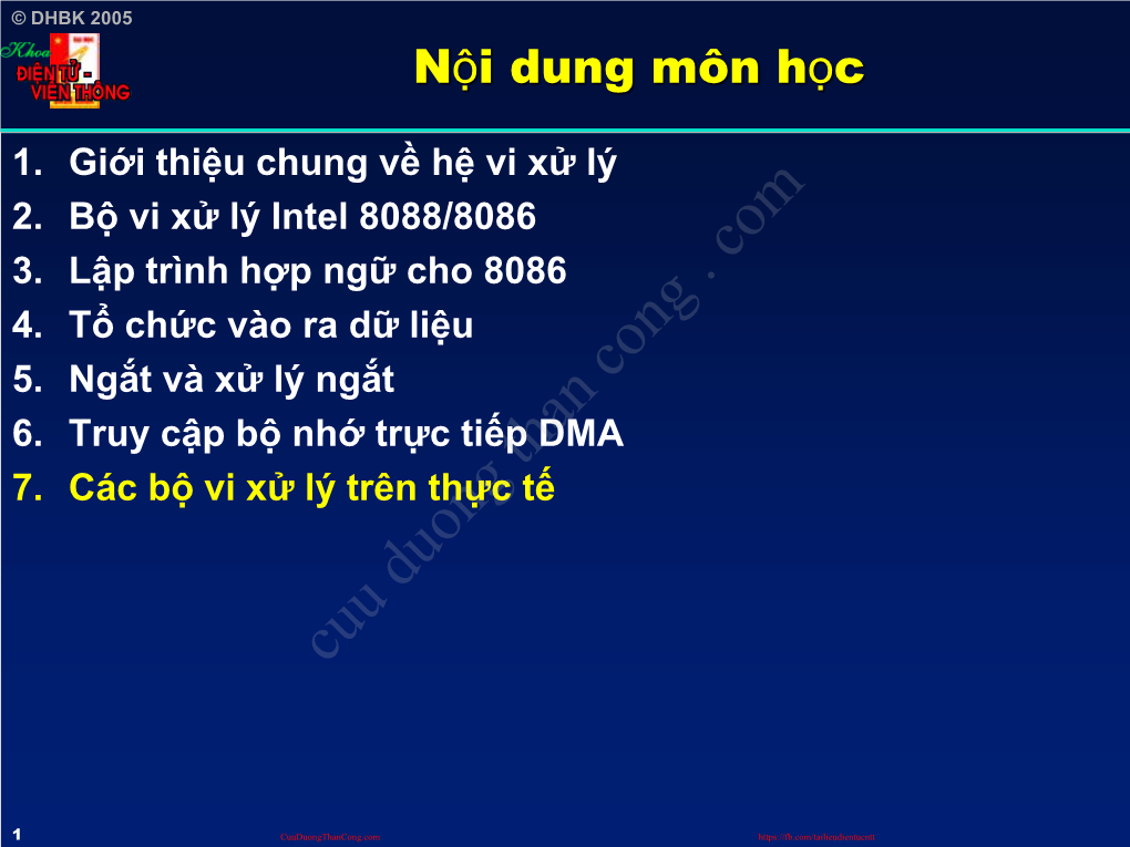 Vi Xử Lý,Nguyễn Hoàng Dũng,Dhbkhn