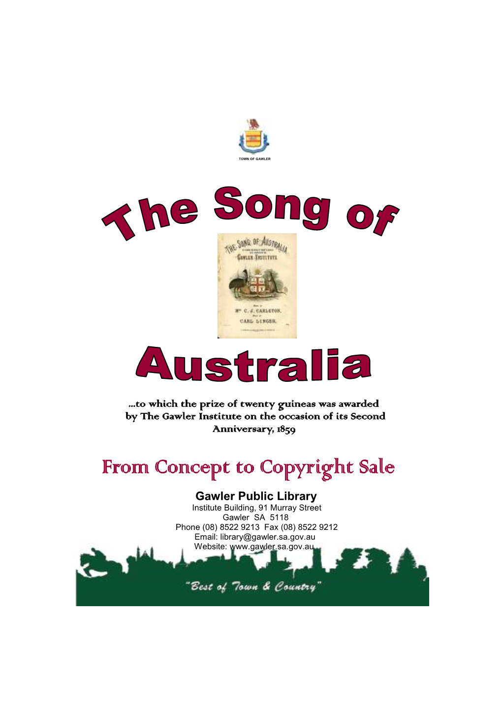 The Song of Australia 2 for Conversion