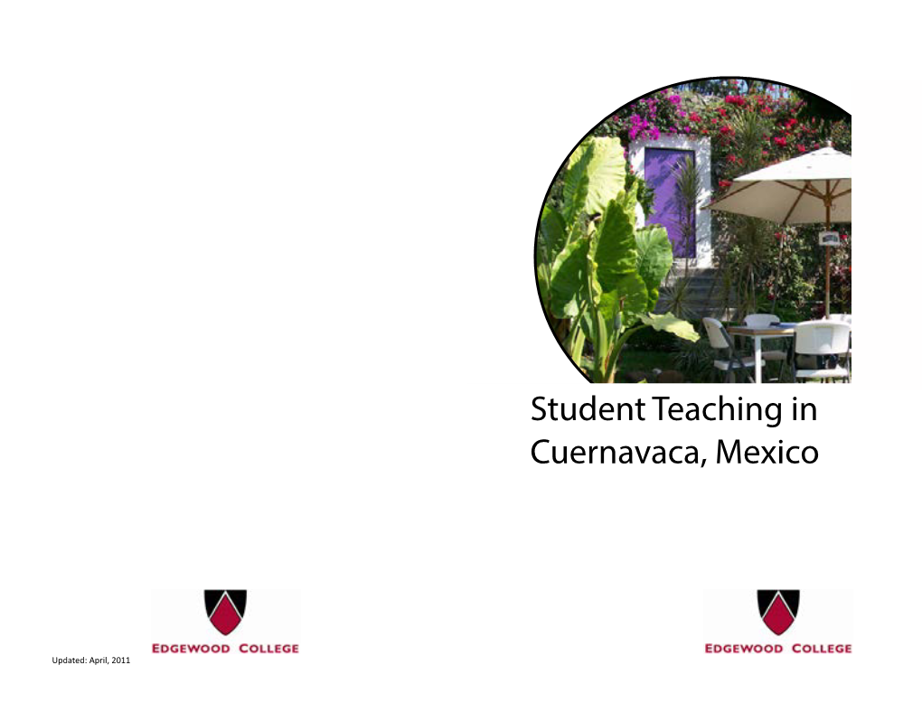 Student Teaching in Cuernavaca, Mexico