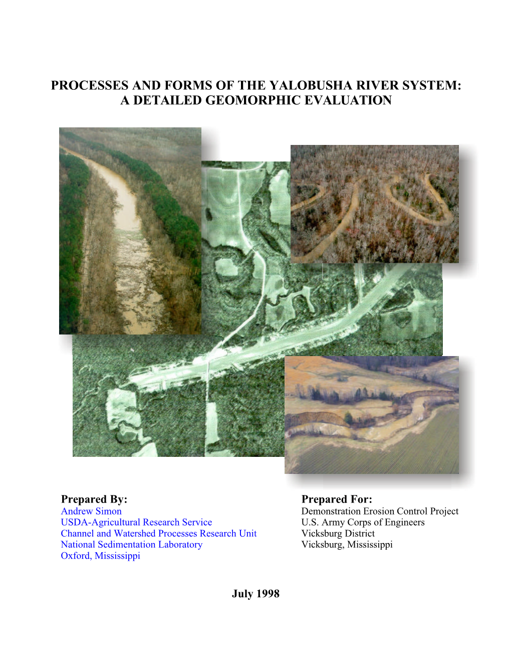 Processes and Forms of the Yalobusha River System