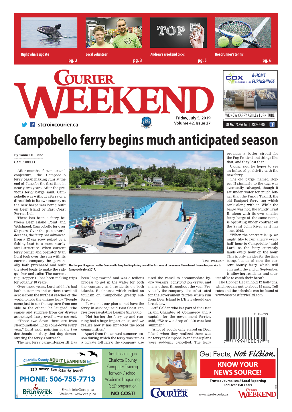 Campobello Ferry Begins Much Anticipated Season