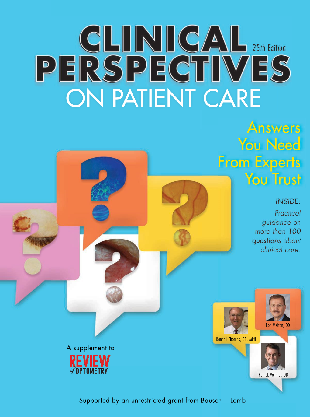 ON PATIENT CARE Answers You Need from Experts You Trust