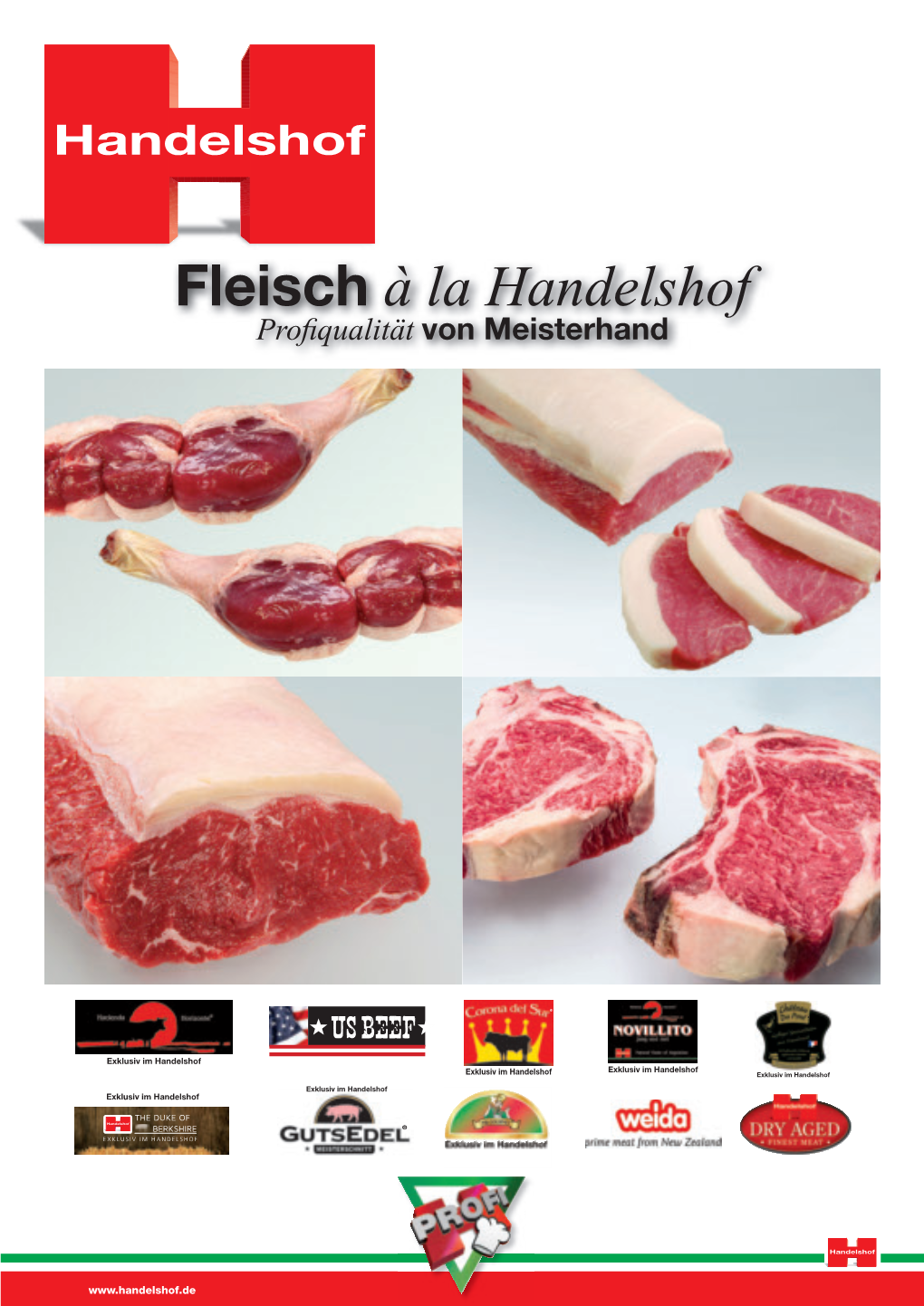 Fleisch À La Handelshof Proﬁ Qualität Von Meisterhand