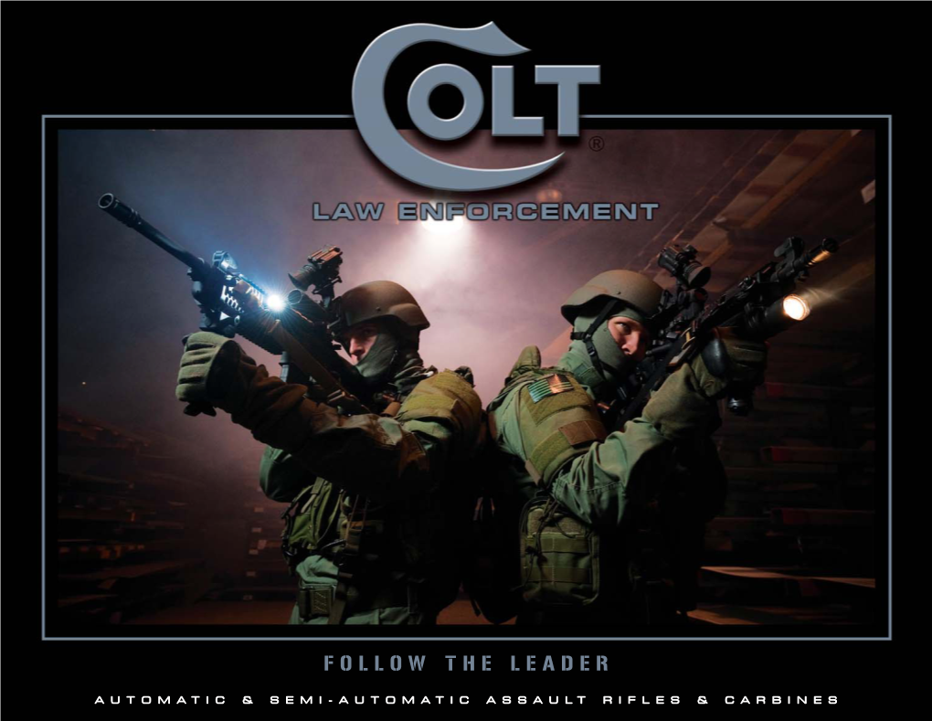 To View COLT LE/Defense Product Catalog