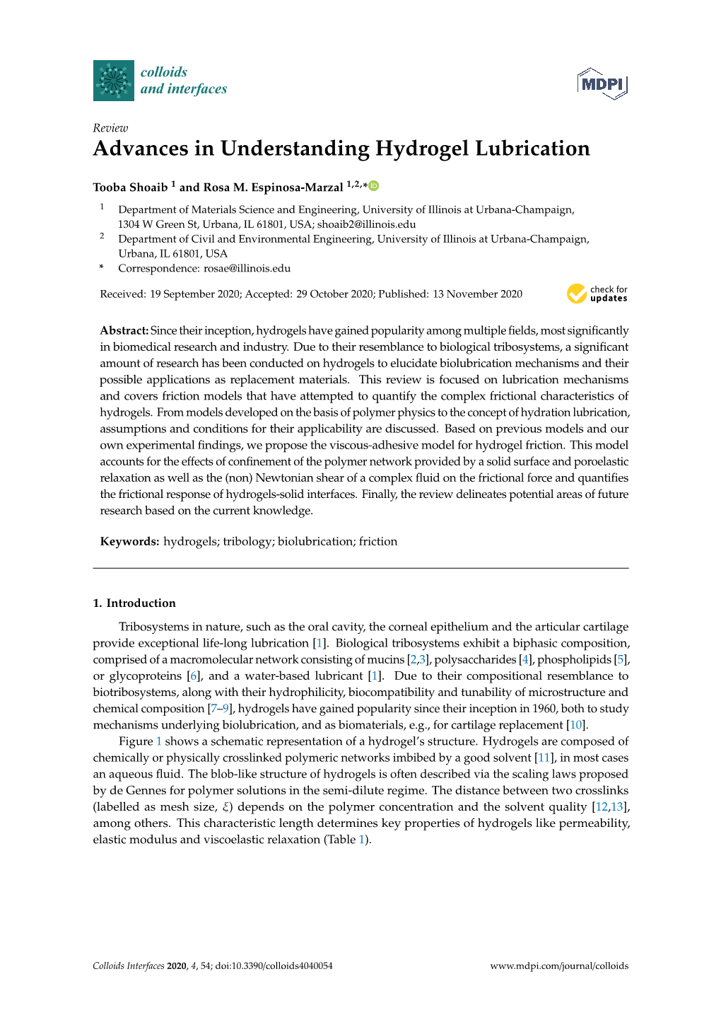 Advances in Understanding Hydrogel Lubrication