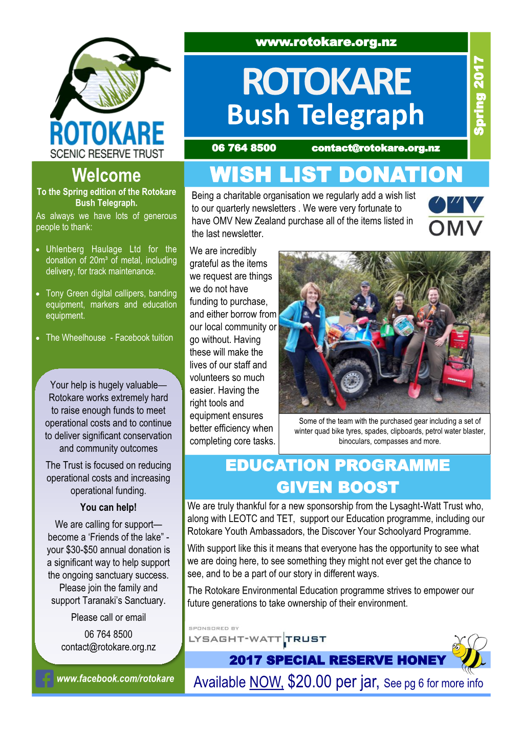 Rotokare.Org.Nz