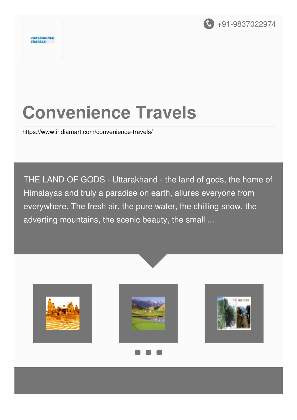 Convenience Travels