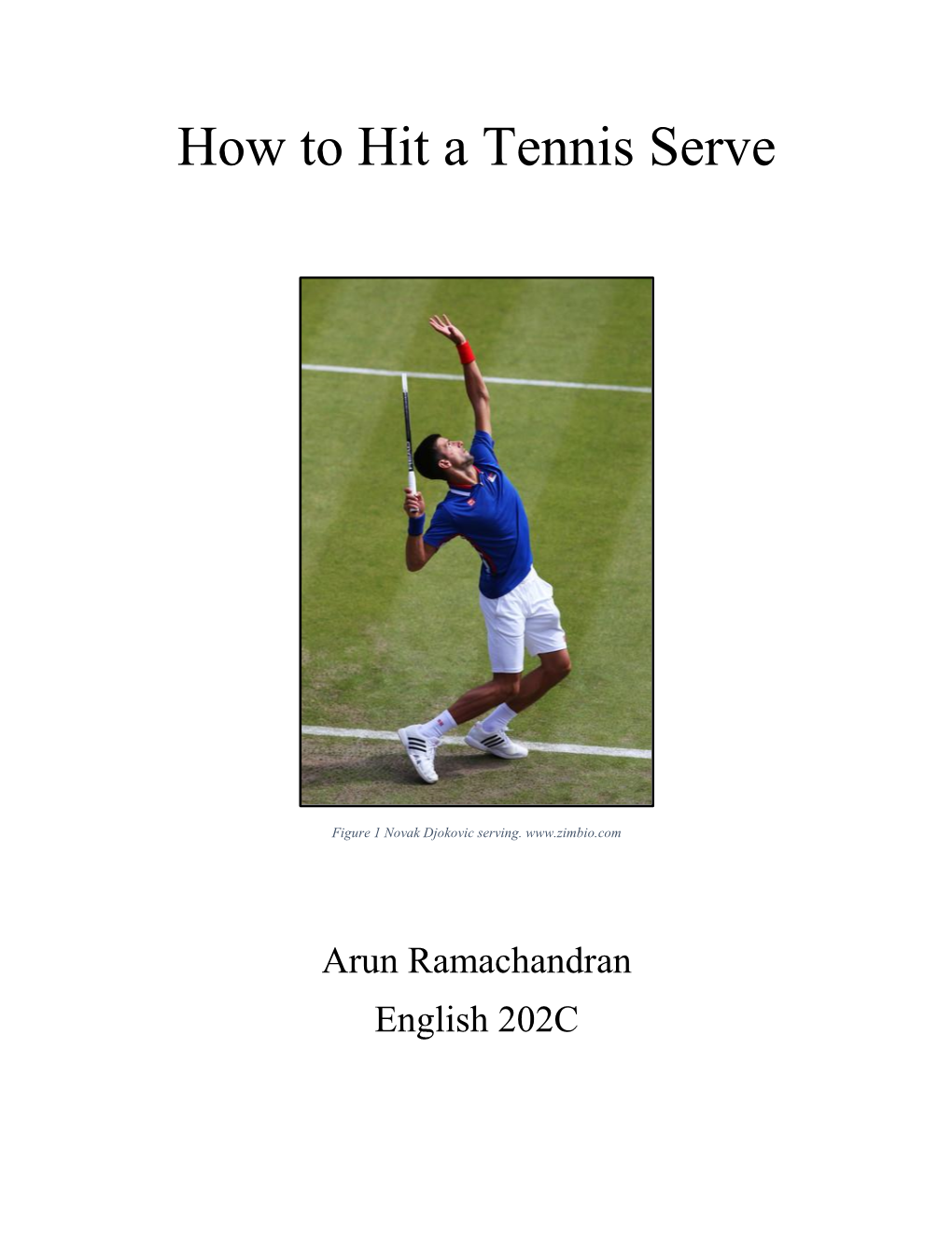 How to Hit a Tennis Serve