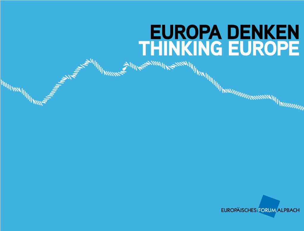 Thinking Europe