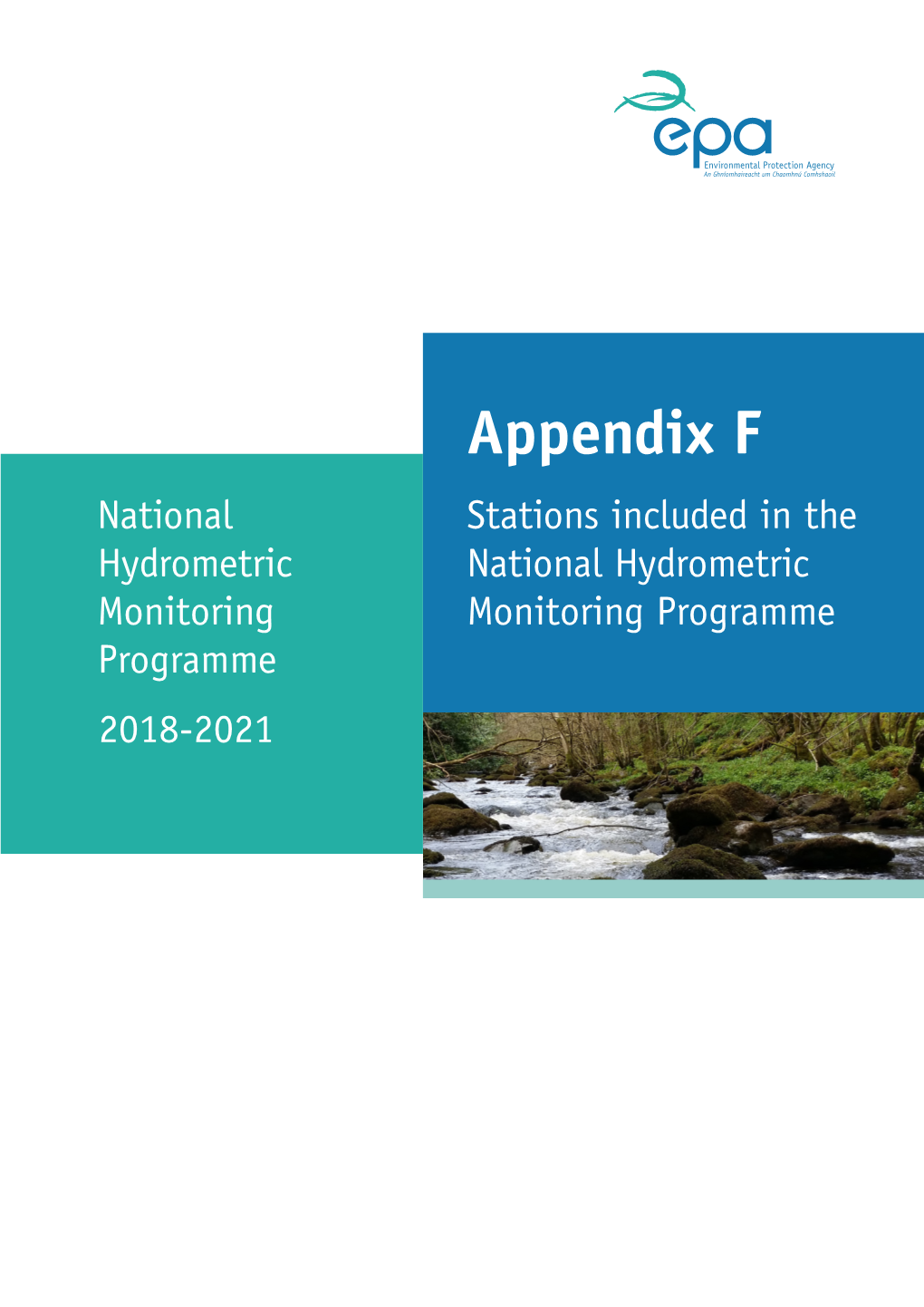 Appendix F: Stations Included in the National Hydrometric Monitoring
