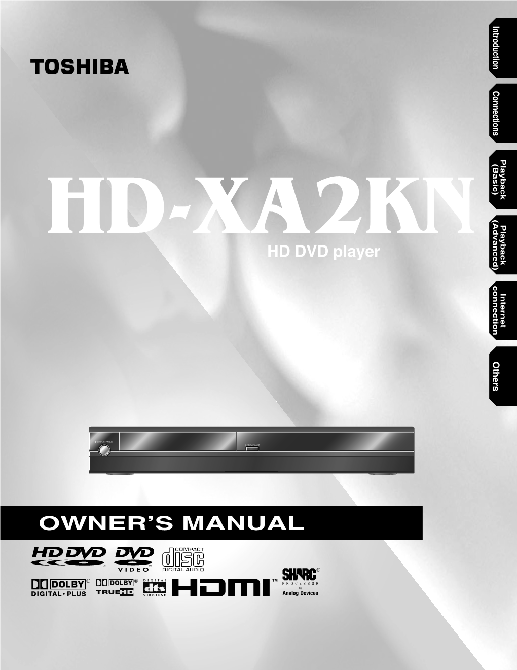 HD DVD Player OWNER's MANUAL