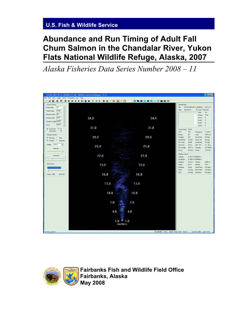 Abundance and Run Timing of Adult Fall Chum Salmon in the Chandalar