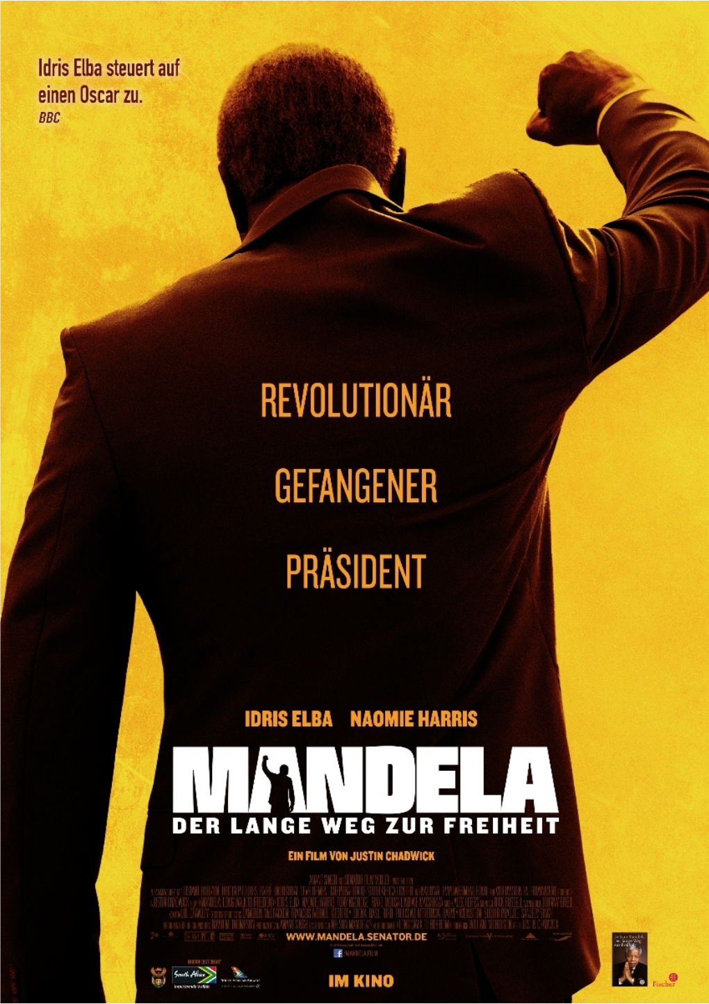 MANDELA: LONG WALK to FREEDOM USA 2013, 152 Min