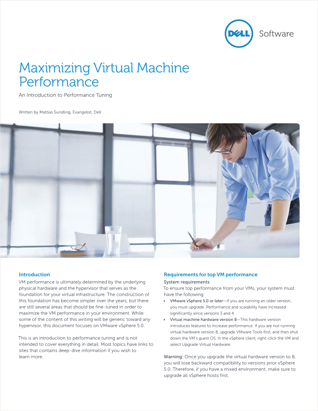 Maximizing Virtual Machine Performance an Introduction to Performance Tuning