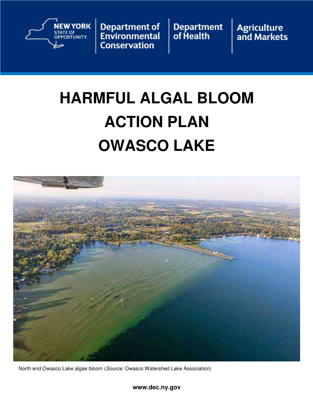 Harmful Algal Bloom Action Plan Owasco Lake