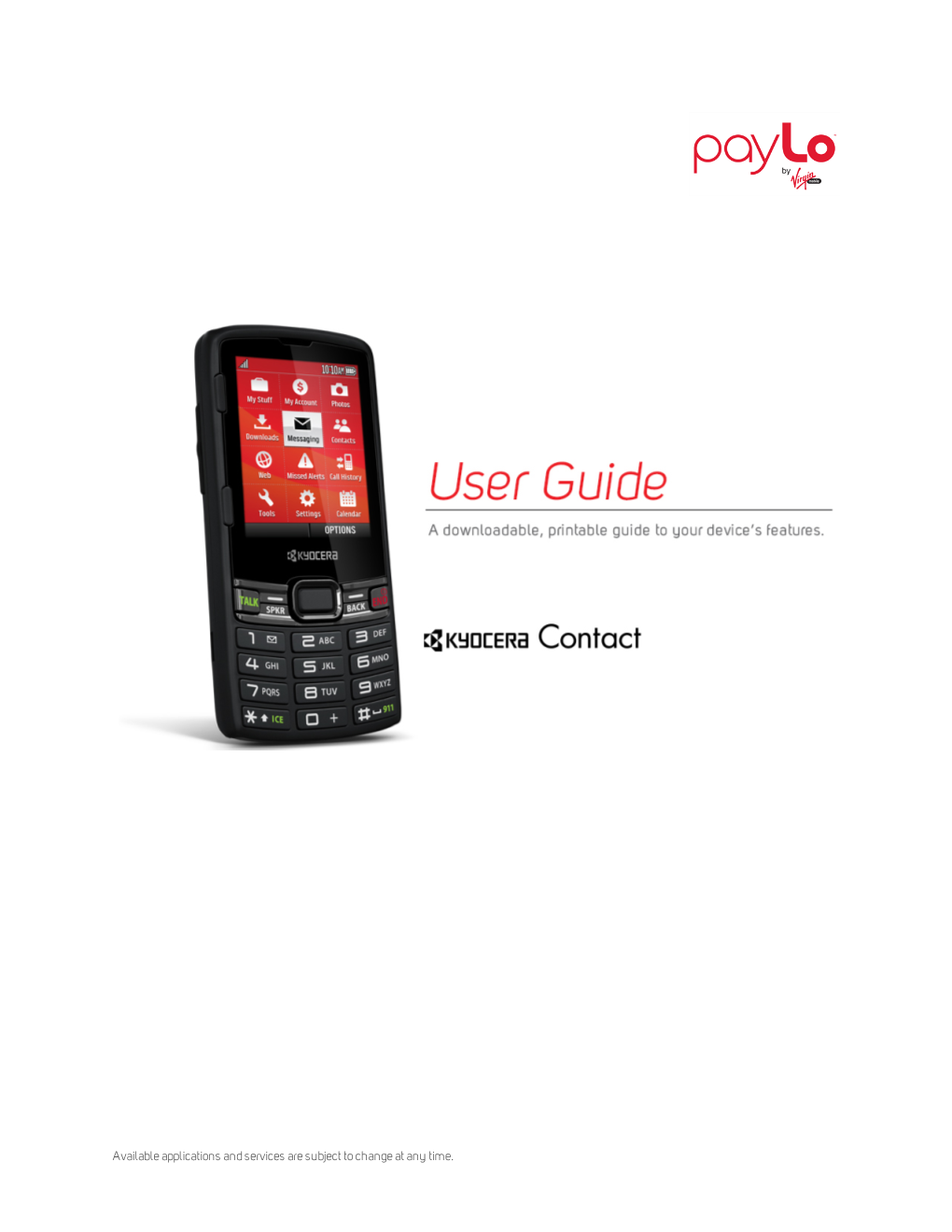 Kyocera Contact User Guide