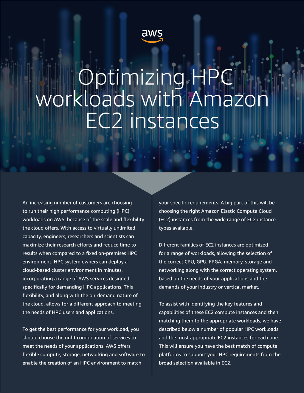 Optimizing HPC Workloads with Amazon EC2 Instances