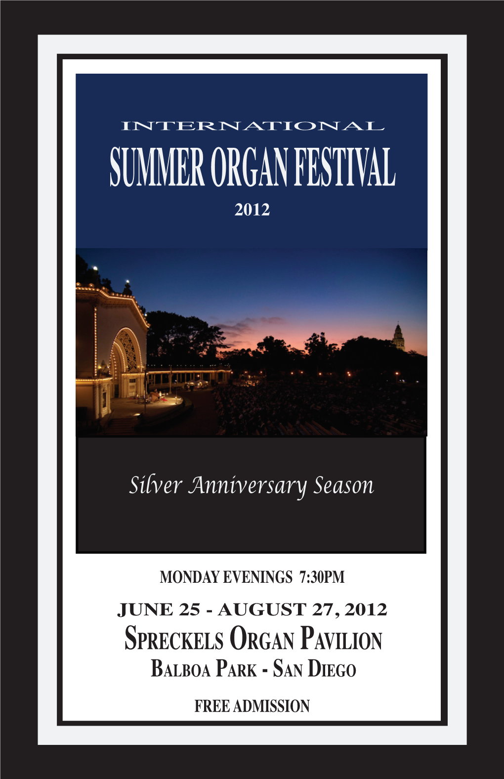 Summer Organ Festival 2012
