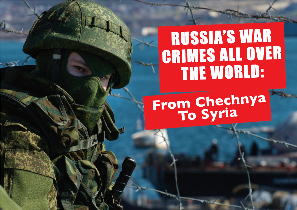 Russia's War Crimes All Over the World