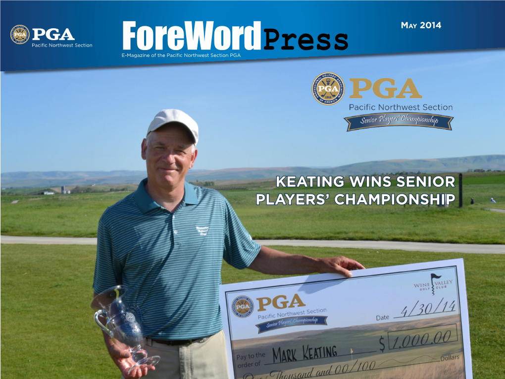 Keating Wins Senior Players' Championship