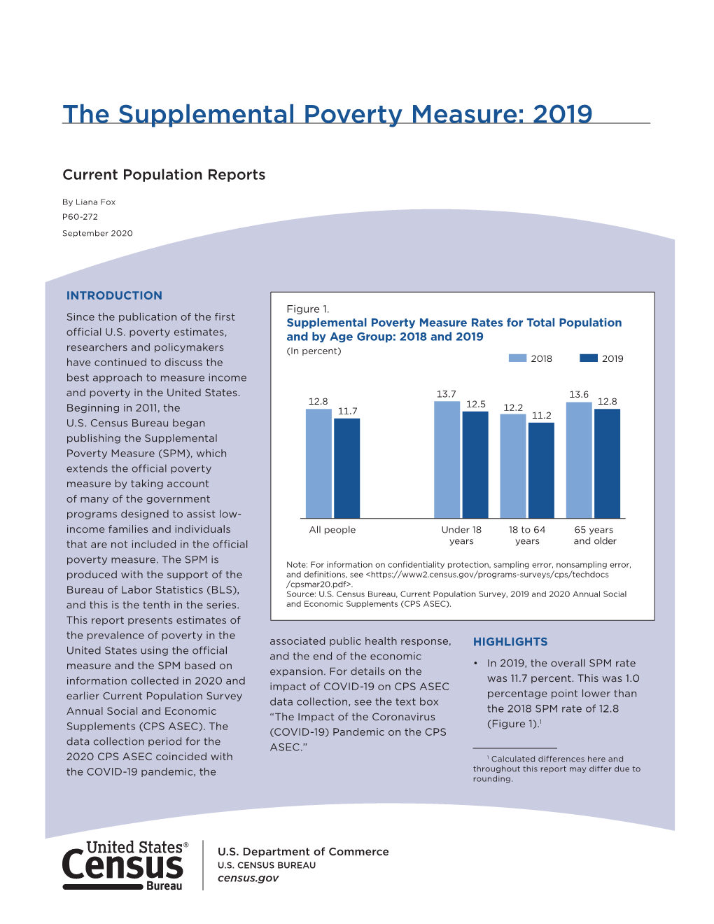 The Supplemental Poverty Measure: 2019