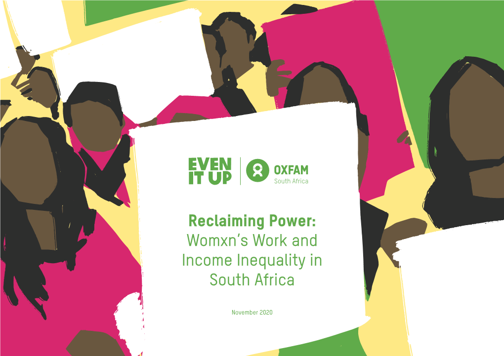 Womxn's Work and Income Inequality in South Africa