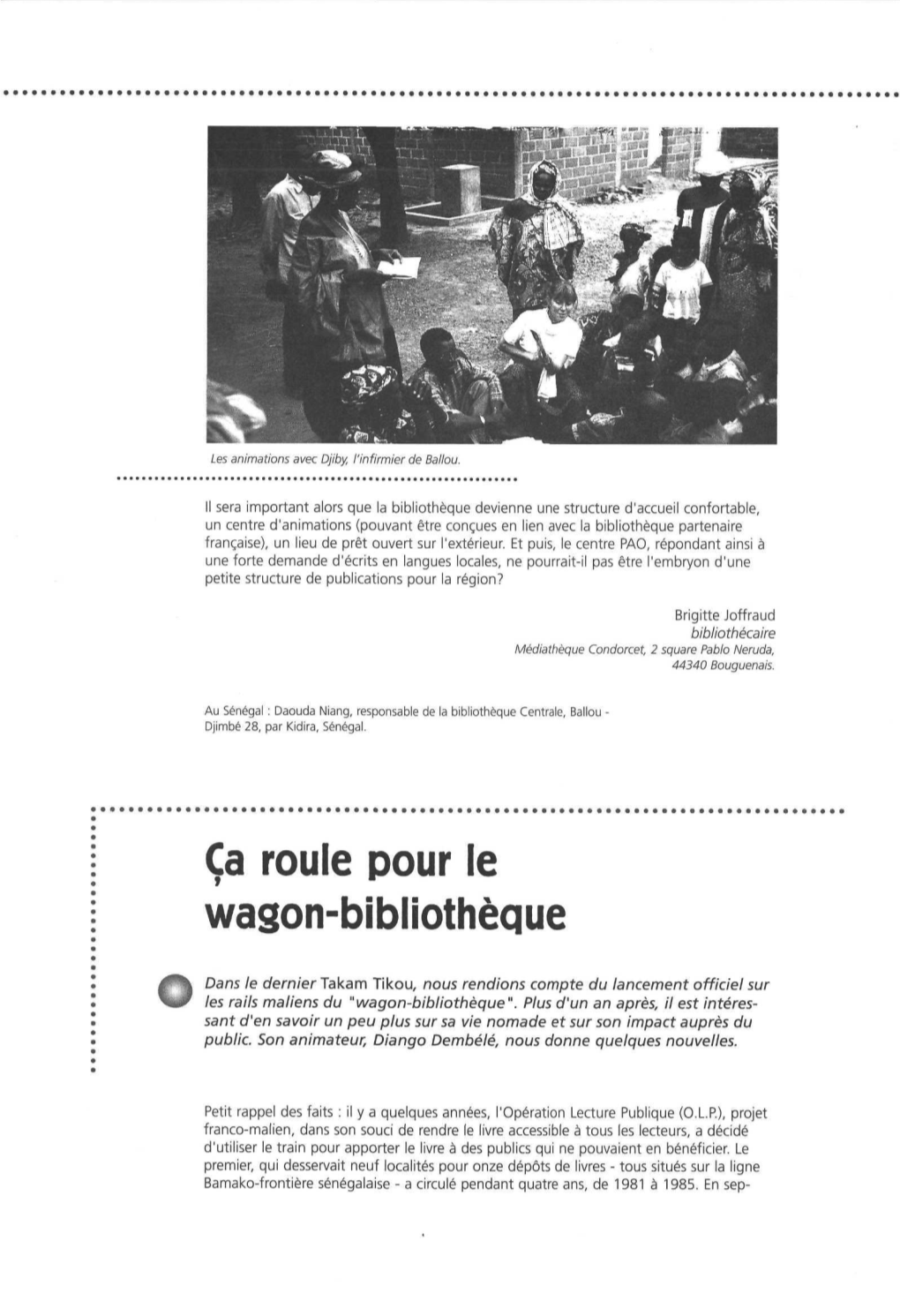 Ça Roule Pour Le Wagon-Bibliothèque