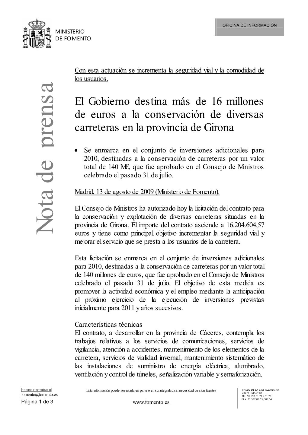 Nota De Prensa (PDF)