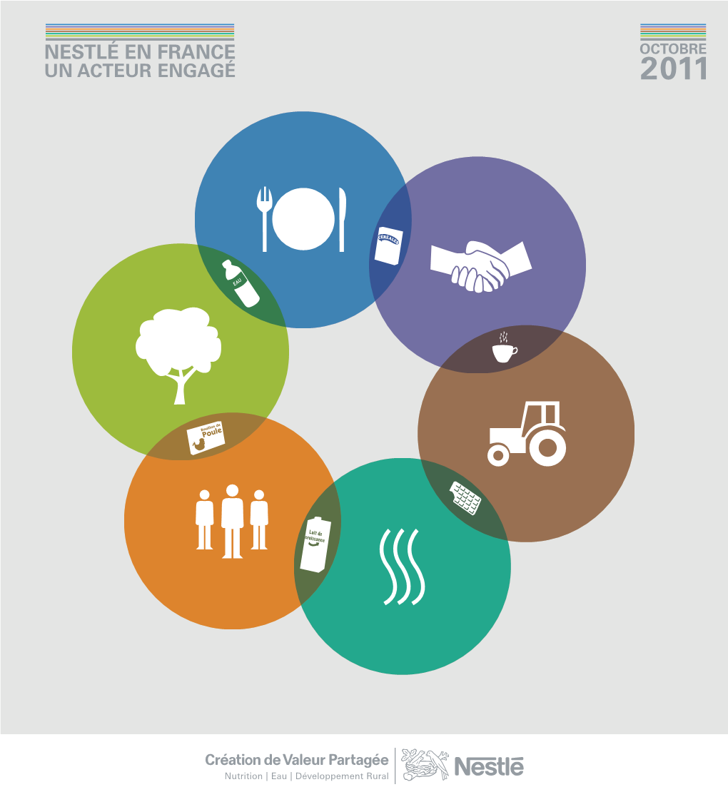 Nestlé En France Octobre Un Acteur Engagé 2011 Chiffres-Clés Et Faits Marquants 2010