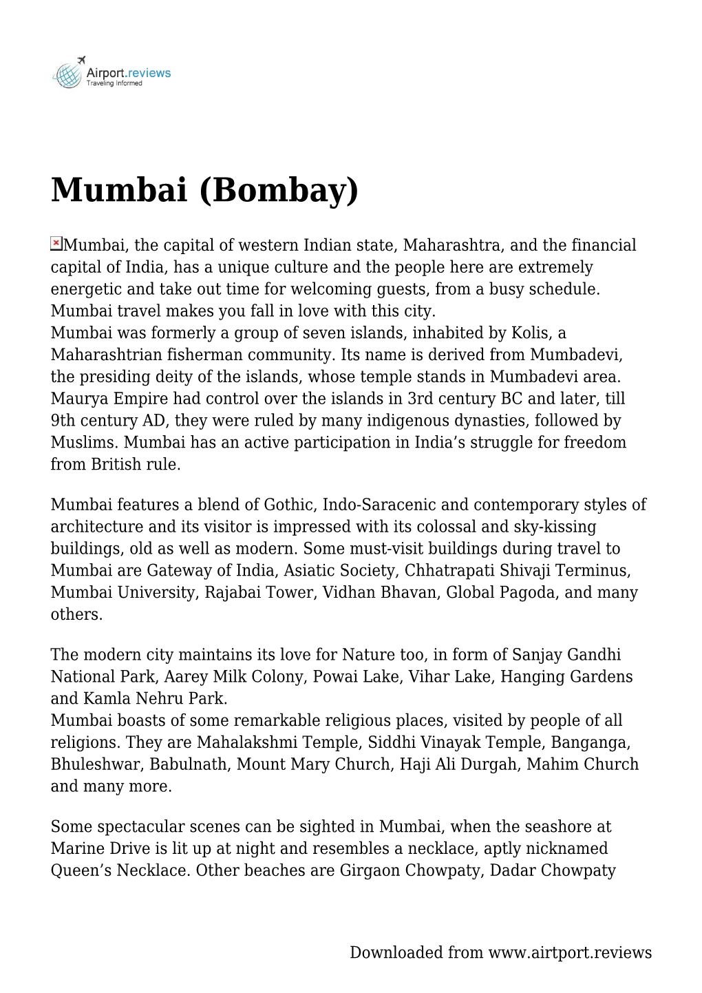 Mumbai Travel Makes You Fall in Love with This City