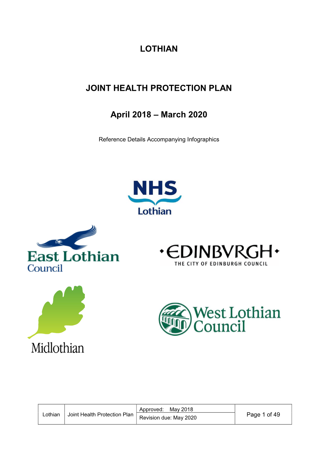 Joint Health Protection Plan April 2018 – March 2020