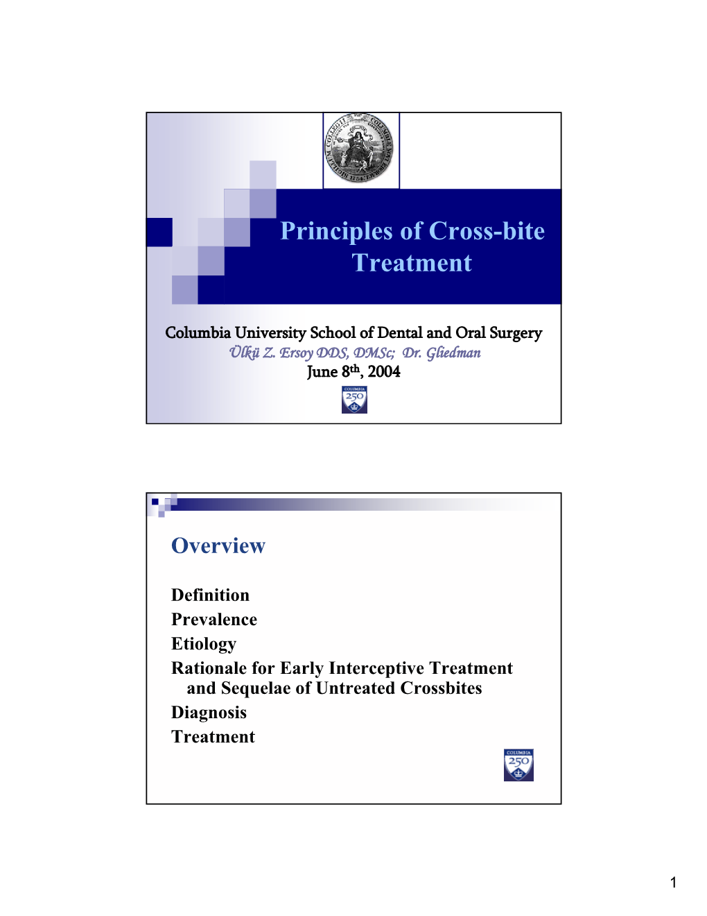 Principles of Cross-Bite Treatment
