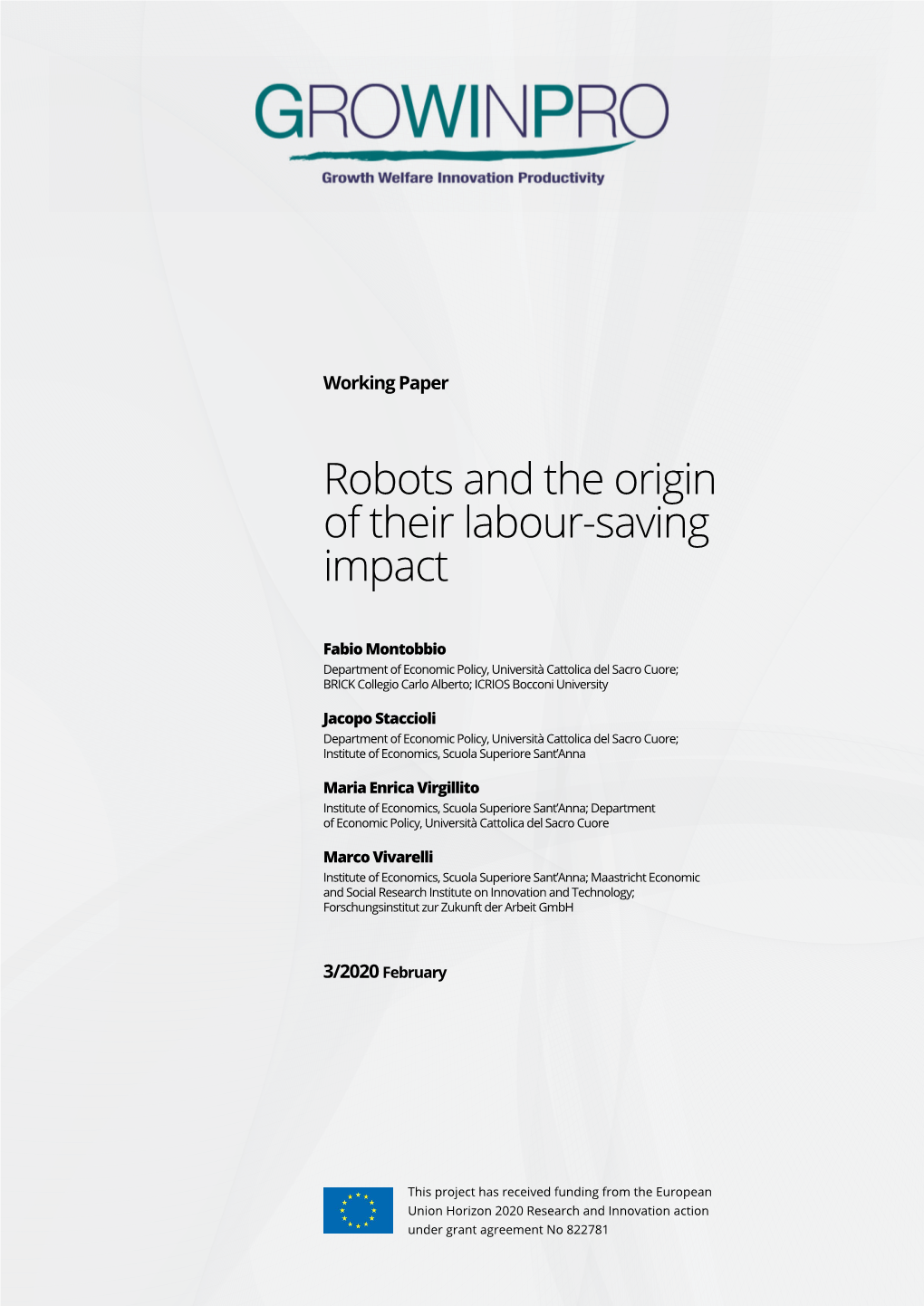 Robots and the Origin of Their Labour-Saving Impact