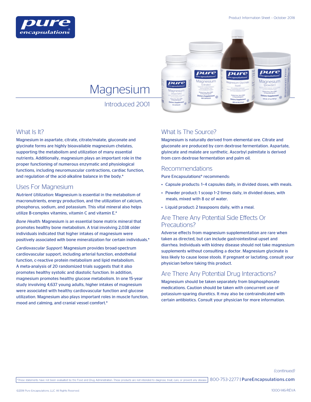 Magnesium (Citrate) Magnesium (Powder)