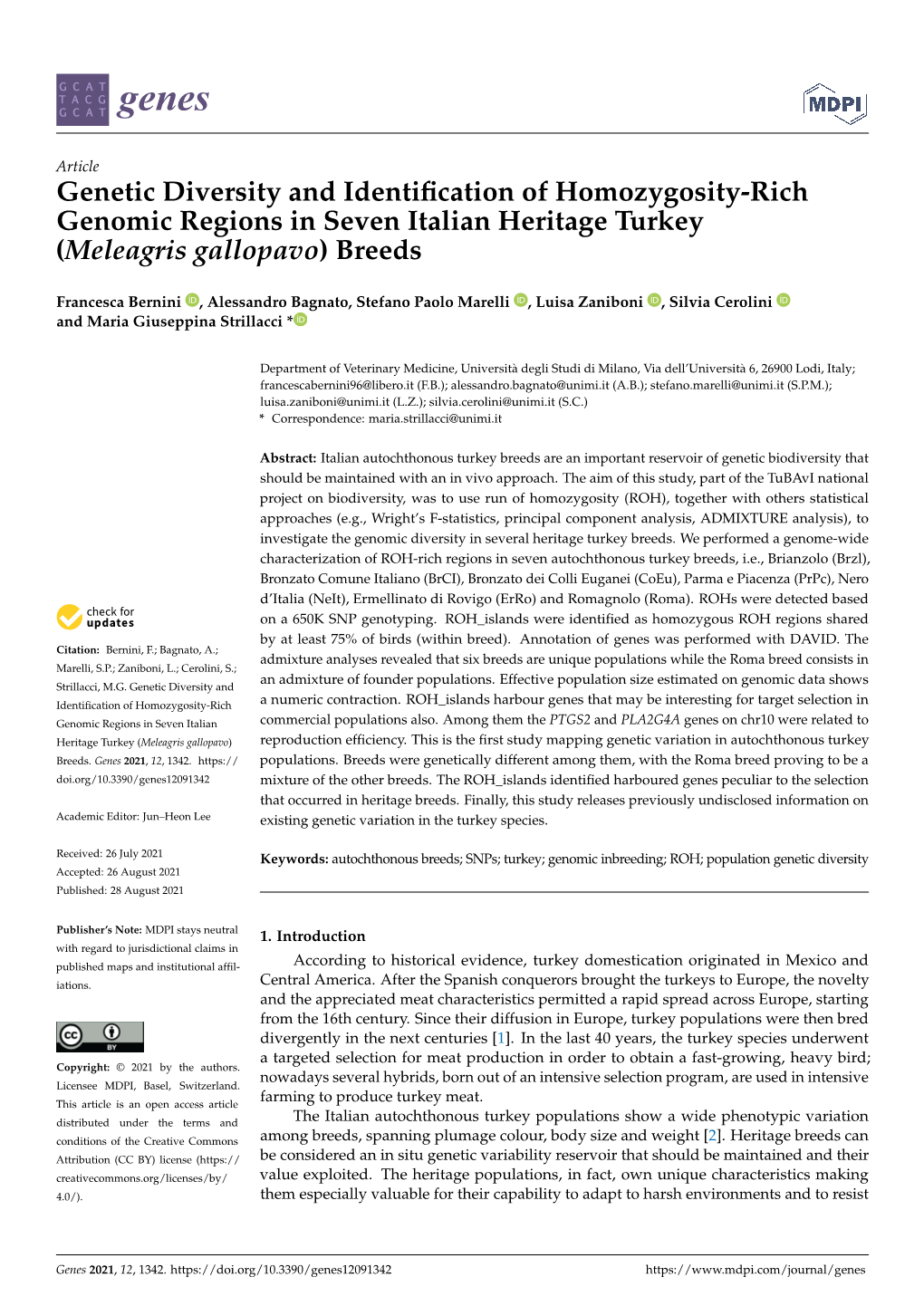 Genetic Diversity and Identification of Homozygosity-Rich