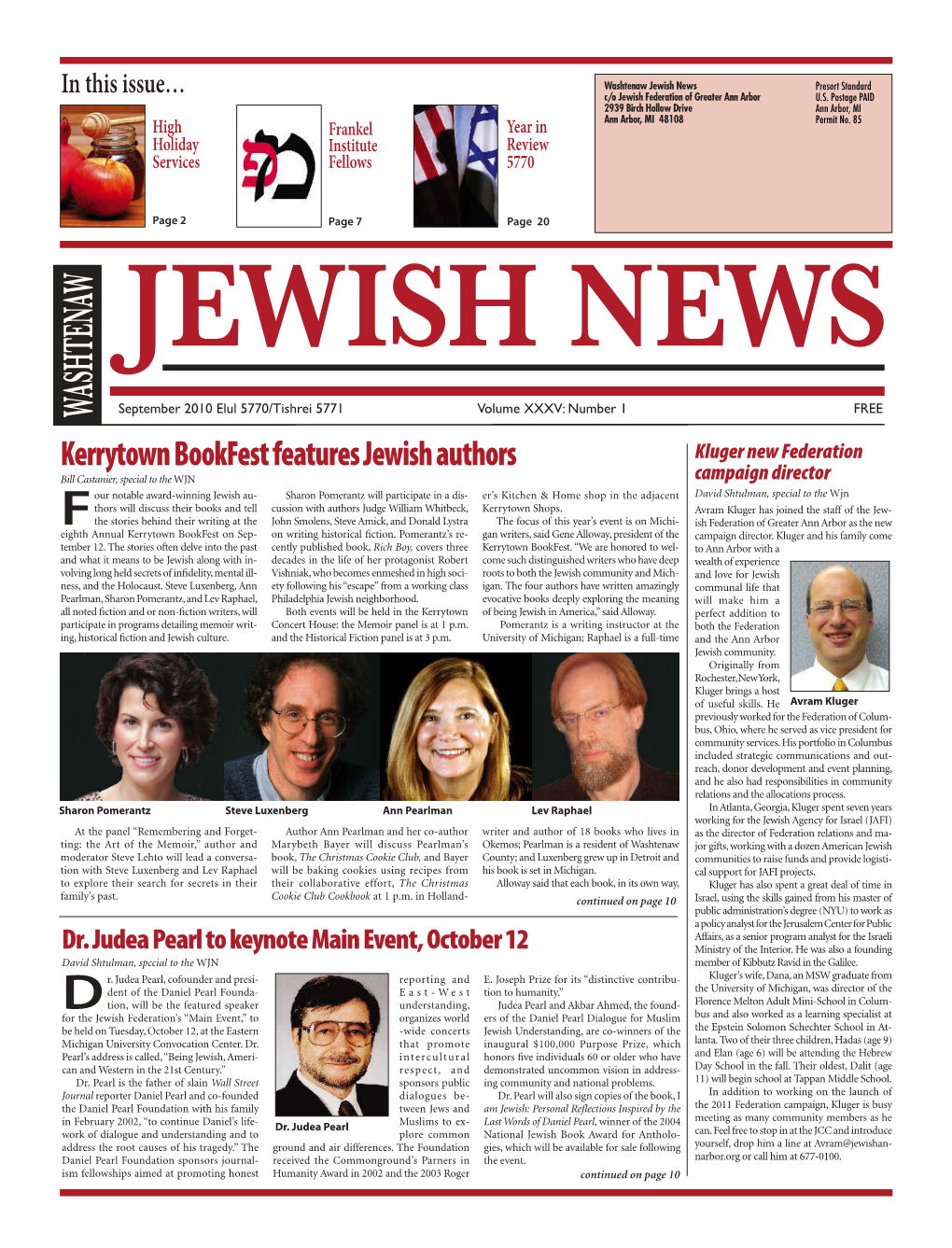 Kerrytown Bookfest Features Jewish Authors