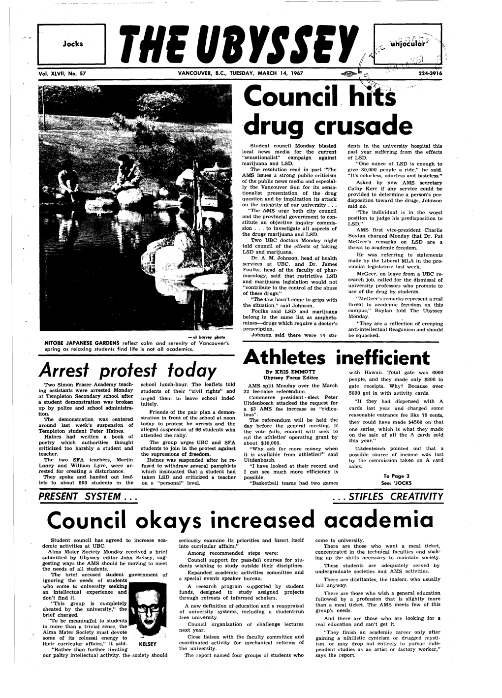 Council Hits Drug Crusade