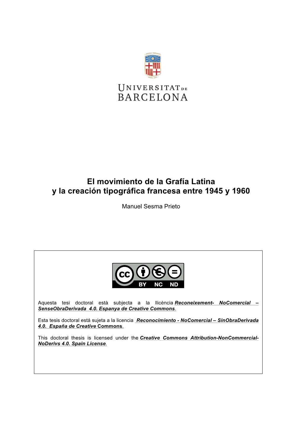 El Movimiento De La Grafía Latina Y La Creación Tipográfica Francesa Entre 1945 Y 1960